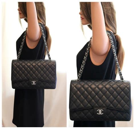 maxi jumbo chanel|chanel double flap jumbo size.